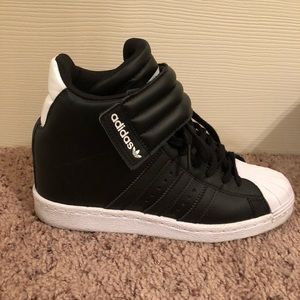 Adidas hightop wedges